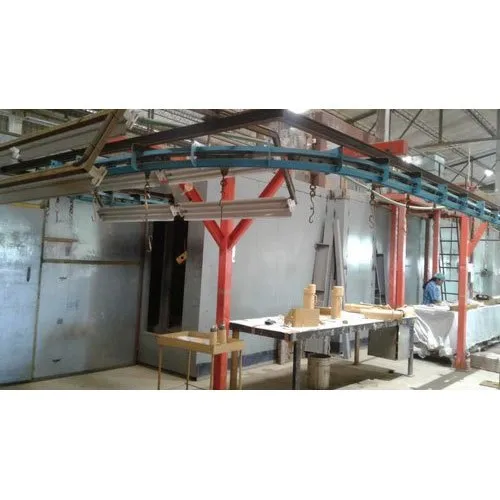 Conveyor Type Painting Booth Automatic